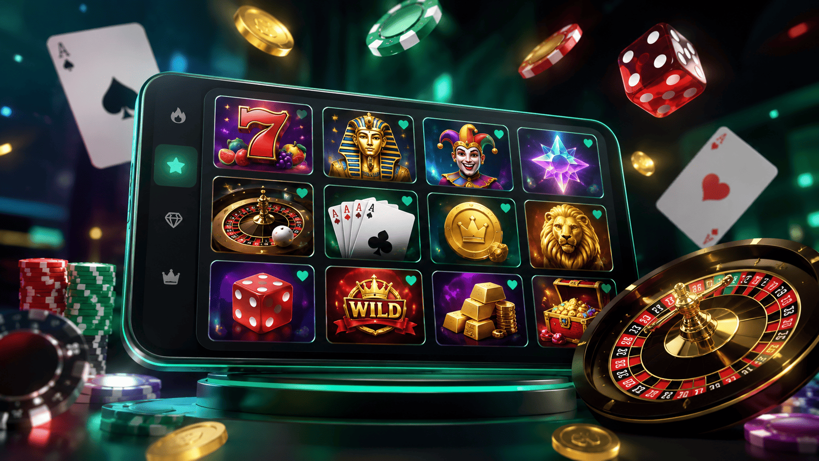Various casino games available on Pin-Up Casino for Nigerian players